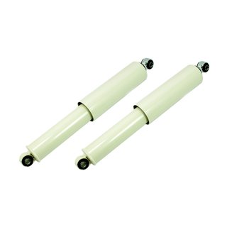 Federbeine im Set Stoßdämpfer pass f Simson KR51 Schwalbe Spatz Star Federn beige hell 307mm hinten