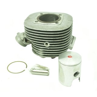 Simson Zylinder regeneriert Tuning auf 63ccm Kolben 45mm KR51/1 Schwalbe Duo Star Habicht Motor DDR Qualität optisch kein Tuning erkennbar Barikit (Megu) Kolben 1-Ring