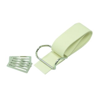 Beiges Gepäckträger Spannband mit Struktur für Simson S51 S50 S70 S53 S83 KR51 Schwalbe Star Sperber Habicht, elfenbeinfarben