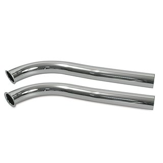 Krümmer für Auspuff IFA MZ BK350 chrom, kurze Version