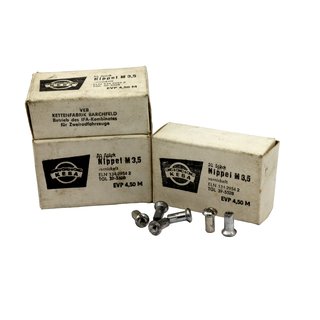 36 original DDR Nippel für Speichen verchromt für Simson S51 S50 S53 S70 KR51 Schwalbe Spatz Star Habicht Sperber Duo