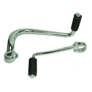 Kickstarter Schalthebel 20mm mit Gummi für Simson SR4-2 Star SR4-3 Sperber SR4-4 Habicht chrom