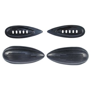 Kniekissen mit Halteblechen für Tank MZ IFA RT125 RT125/1 RT125/2 RT125/3 BK350 EMW R35 BMW schwarz