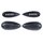 Kniekissen mit Halteblechen für Tank MZ IFA RT125 RT125/1 RT125/2 RT125/3 BK350 EMW R35 BMW schwarz