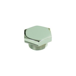 Untere Verschlusskappe für MZ IFA RT125 BK350 am Federbein hinten, verchromt