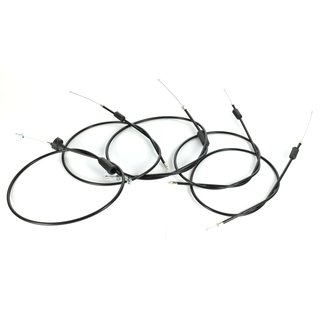 Bowdenzug Satz für MZ TS250 + TS250/1 Flachlenker Gas Kupplung Choke Bremse schwarz
