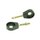 Paar gefräste Kettenspanner Schwarz für Simson S51 S50 S70 KR51 Schwalbe SR50 S53 S53 Star Sperber Habicht SR2  Kette