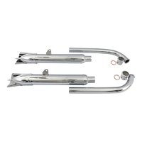 Set Auspuffe + Krümmer + Schellen IFA MZ BK350...