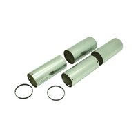 Set Chromkappen geschraubt für Stoßdämpfer für MZ TS ES  ETS 125 150 175 250 300 Hülsen Federbeine