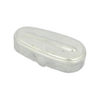 Schwingenabdeckung Aluminium poliert für Vespa