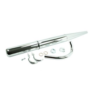 Auspuff Set für Simson KR51/2 Schwalbe Krümmer Dichtung Schellen
