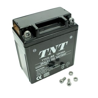 Batterie Gel Akku 12V 3Ah für Vape Zündung für KR51 Schwalbe SR4 Habicht Star Sperber