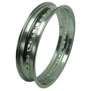 Alufelge poliert, silber 2,50x16, 36-Loch für MZ ETZ 125 150 301 251 hinten und extrem Tuning Simson S51 S50 S70 S53 Star Schwalbe