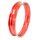 Alufelge poliert, rot eloxiert 2,50x16, 36-Loch für MZ ETZ 125 150 301 251 hinten und extrem Tuning Simson S51 S50 S70 S53 Star Schwalbe