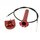Schnellgasgriff rot mit spezial Gasbowdenzug für DDR Berliner, Mikuni, andere Vergaser Cross Motorcross Tuning Enduro Simson S51, S50, S53 S83 Rennsport