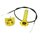 Schnellgasgriff gold mit Gasbowdenzug für DDR Berliner, Mikuni, andere Vergaser Cross Motorcross Tuning Enduro Simson S51, S50, S53 S83 Rennsport
