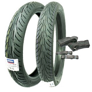 Set Reifen Mitas Touring Force-SC 80/80-16, + 90/80-16 für Simson S51 S50 S70 S53 Habicht KR51 Schwalbe Sperber 2,75 & 3,00x16 ersetzt MC26 Capri