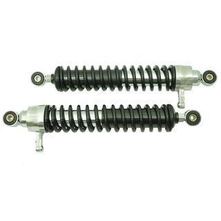 Premium Federbeine mit schwarzer Feder für Simson S51 S50 S70 Enduro Tuning Stoßdämpfer Federung hinten 36cm