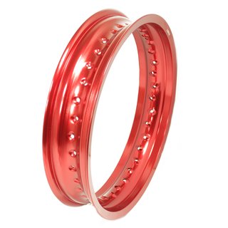 Felge breit 3,00x16 rot für Simson S51 S70 S53 KR51 Schwalbe S50 Star Sperber Habicht Spatz Duo MT ETZ 125 150 251 301 Alufelge