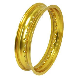 Felge breit 3,00x16 gold für Simson S51 S70 S53 KR51 Schwalbe S50 Star Sperber Habicht Spatz Duo MZ ETZ 125 150 251 301 Alufelge