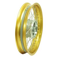 Speichenrad komplett mit Alufelge gold, Speichen...