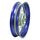 Felge blau 3,00x16 extrem breit + Nabe mit Edelstahl Speichen für Simson S51 S50 S53 Spatz Star Star Sperber Habicht KR51 Schwalbe Duo