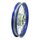 Speichenrad komplett mit Alufelge blau, Speichen Edelstahl Tuning 1,85x16 für Simson S51 S50 S70 Sperber Schwalbe Star Duo