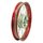 Speichenrad komplett mit Alufelge rot, Speichen Edelstahl Tuning 1,85x16 für Simson S51 S50 S70 Sperber Schwalbe Star Duo