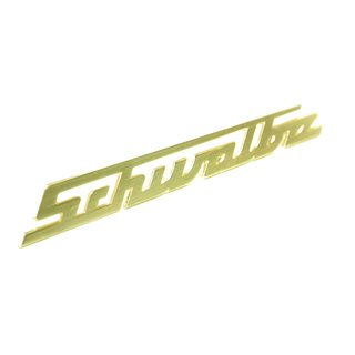 Simson Emblem Logo Schwalbe KR51 Knieblech Schriftzug gold Warenzeichen