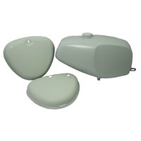 Büffeltank + Seitendeckel grundiert für Simson S50, auch S51 S70 (S53, S83) Kraftstoffbehälter Hochtank