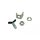 Gasgriff Befestigung Simson S51 S50 S70 S53 SR50 S83 SR80 SD50 Winkelblech Feder Schraube Klemmfeder