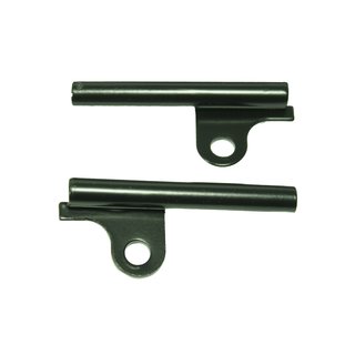 Blinkerhalter Halterung schwarz, vorn Blinker MZ ETZ 125 150 250 251 301 an der Telegabel 10mm runde Blinker