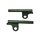 Blinkerhalter Halterung schwarz, vorn Blinker MZ ETZ 125 150 250 251 301 an der Telegabel 10mm runde Blinker
