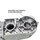 ZT Tuning Motorgehäuse Motor für Simson S51 KR51/2 Schwalbe SR50 SD50 S53 MS50 für 50ccm, M5X1 Alu 46,1mm