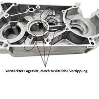 ZT Tuning 70-85ccm Motorgehäuse 55,1mm für Simson SR80 S70 S83 sowie Tuning S51 KR51/2 Schwalbe SR50 verstärtkt, optimiert