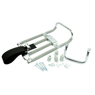 Gepäckträger grau Simson KR51/1 KR51/2 Schwalbe + Haltband Gurt Aufbockgriff Distanzstücke Schrauben 