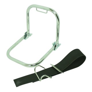 Gepäckträger kurzer Haltebügel chrom + Spannband für Simson S51 S50 S70 Enduro