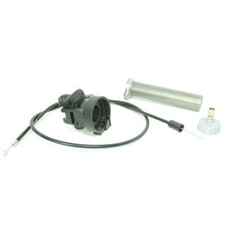 Set Armatur Wickelgasgriff Aluminium Bowdenzug Lenker rechts für Simson KR51 Schwalbe Star Sperber Habicht Klemmstück