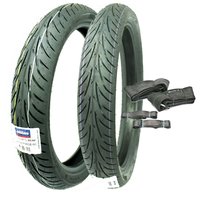Set Reifen Mitas Touring Force-SC 80/80-16 für...