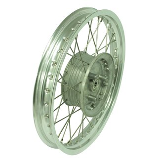 Speichenrad, Felge 1,85x18 Alu Felge für MZ TS ES 150 125 Hinterrad, Speichen Edelstahl