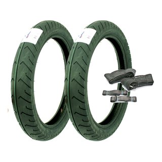 Set Reifen 2,75x16, 46J TL, Mitas MC2 für Simson S51 S50 S70 S53 Habicht KR51 Schwalbe Sperber Schläusche + Felgenbänder