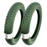 Paar Mitas Reifen H-02 4,00x19 für Ural M72 Dnepr...