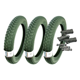 3 Mitas Reifen für Motorrad + Seitenwagen H-02 4,00x19 für Ural M72 Dnepr K750 MZ BMW EMW R35 BK350 Oldtimer Motorrad Gespanne 71P