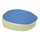 Sitzbank Bezug beige blau für KR50, Einzelsitz, Sattel