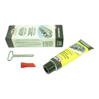 SIA Motor Dichtung Dichtmasse schwarz für Simson KR51 S51 S50 SR50 S53 Vespa V50 PK50 PK80 125 300 Ölwanne, getriebe abdichten