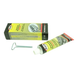SIA Motor Dichtung Dichtmasse rot für Simson KR51 S51 S50 SR50 S53 Vespa V50 PK50 PK80 125 300 Ölwanne, Getriebe abdichten