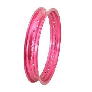 Felge pink, neon rosa 2,15x16 für Simson S51 KR50 KR51 Schwalbe S50 Star Sperber Spatz Habicht Duo
