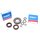 SKF Lagersatz + Simmerringe braun Viton für Piaggio Vespa PX PK 50  80 90 XL Rush 125 Primavera Dichtungen Kugellager