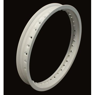 Felge Alu 1,60x16 weiß für Simson S51 KR51 Schwalbe S50 S53 Spatz Star Sperber Spatz Habicht Duo Alufelge 1,6x16
