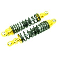 Premium Gasdruck Federbeine 340mm gold mit schwarzer...